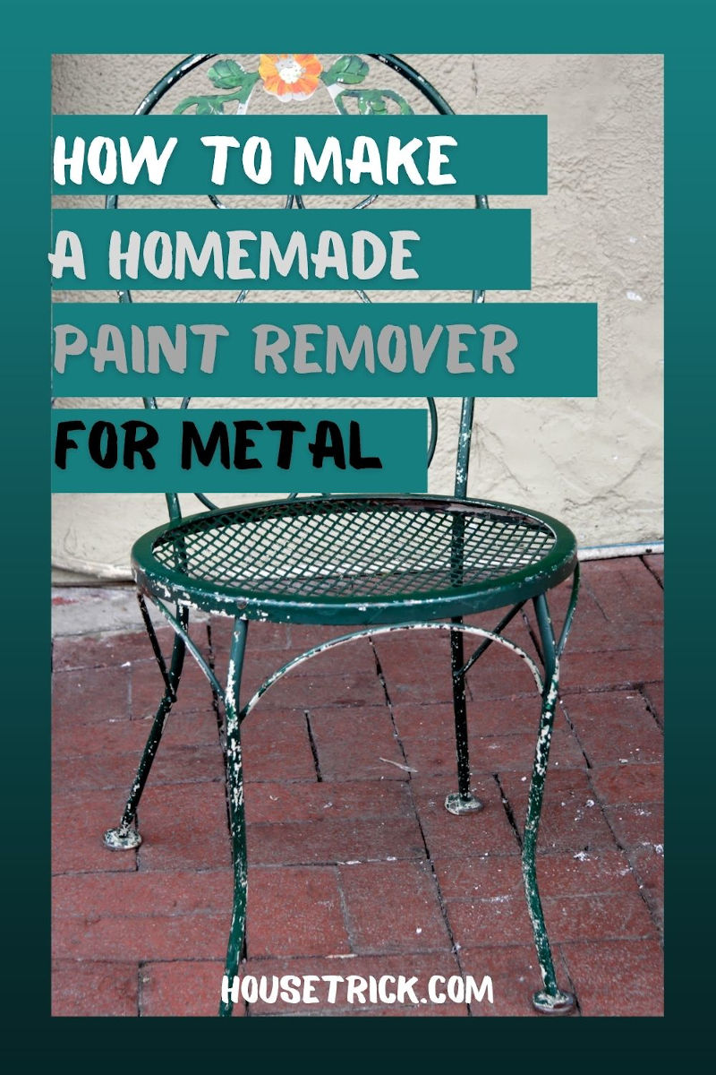 How to Make a Homemade Paint Remover for Metal House Trick