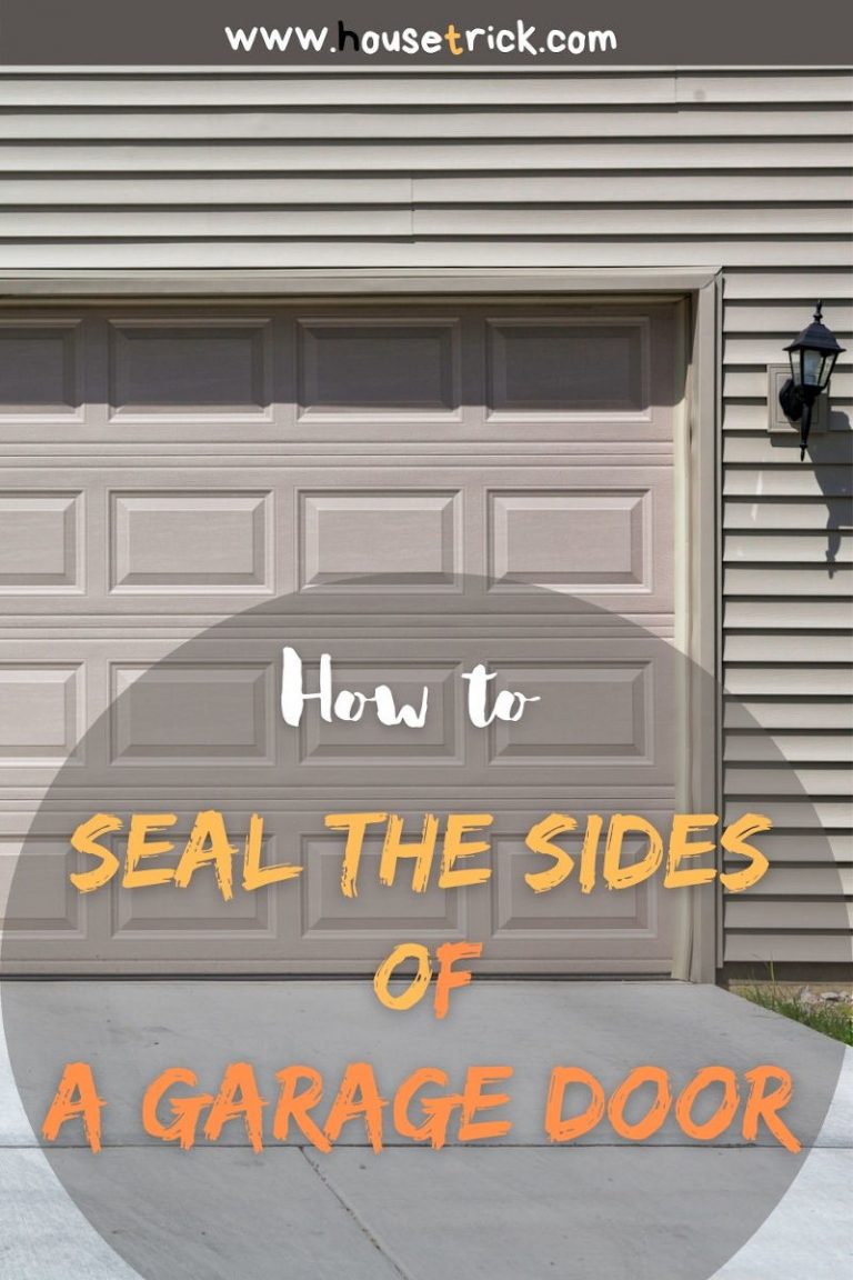 How to Seal the Sides of a Garage Door House Trick