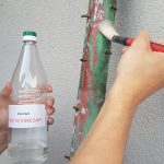 Will vinegar remove paint from metal.