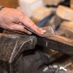 How to remove scratches from metal furniture.