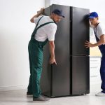 How to move a fridge without scratching the floor.