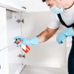 How long after spraying Raid can you enter a room.