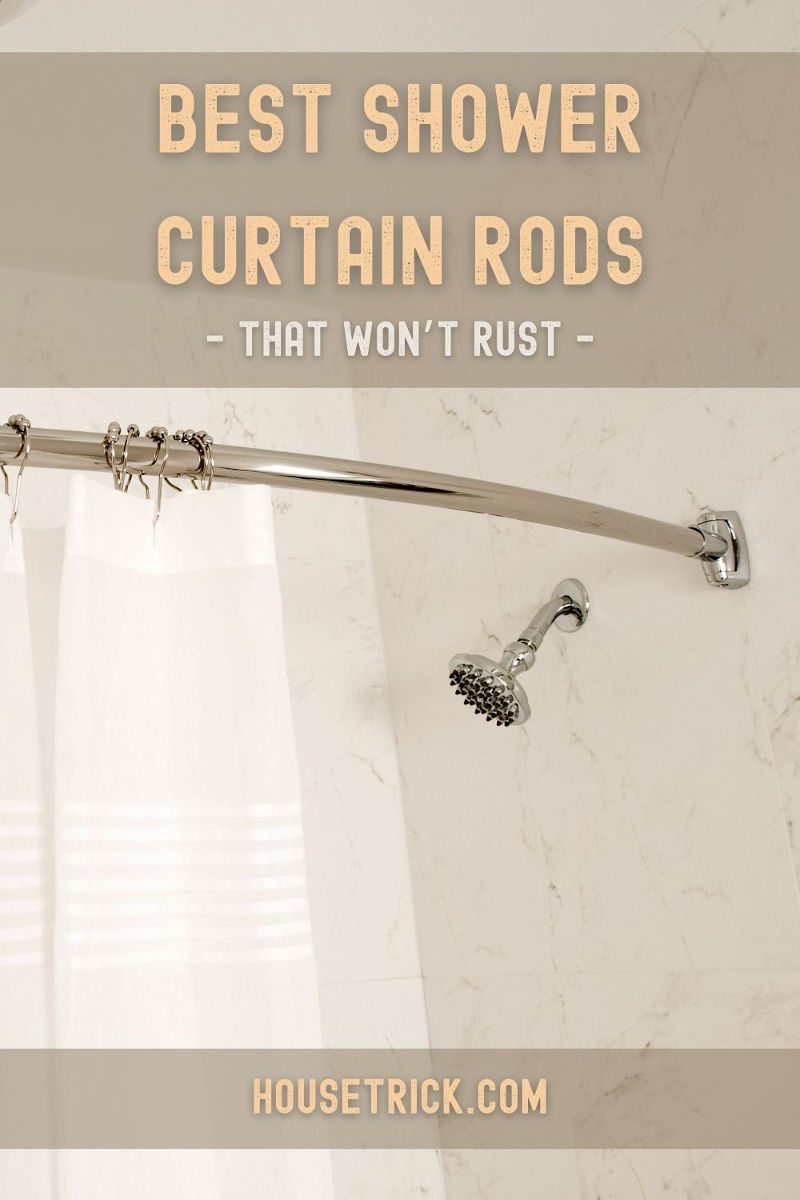 Best RustProof Shower Curtain Rods for 2023 House Trick