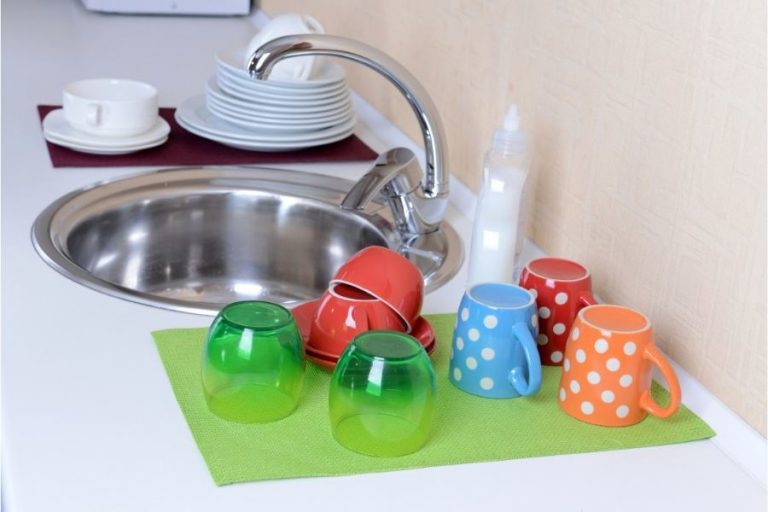 How to Keep Dish Drying Mats Clean and Sanitary House Trick