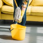 How to wring a mop without a wringer.
