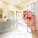 Remodeling the bathroom to add value to the property.