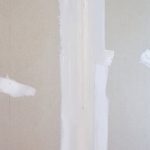 Air bubbles in drywall tape.