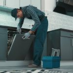 Common causes of standing water in a dishwasher, and the potential fixes to the problem.