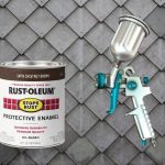 Thinning Rust-Oleum paint for spraying.