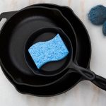 Keeping your cast iron clean.