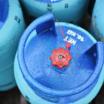 Proper storage of propane tanks during winter.