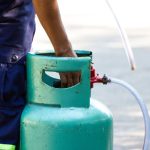 Telling how much gas is left in your tank by weighing it.